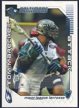 2001 Major League Lacrosse #NNO Tom Marechek Front